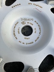 HILTI DG-CW SPX 6” Fine Finish Concrete Masonry Diamond Cup Wheel DG150 2144030