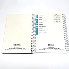 Hewlett Packard HP 12C Vintage Financial Calculator w/ Handbooks 1980s