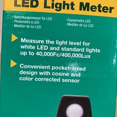Extech Light Meter LT40 Green Black LED Lux Foot Candle Pocket Digital