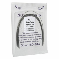10 Packs Dental Super Elastic Niti Rectangular Arch Wire Ovoid Form 16*16 Upper