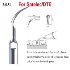 Dental Ultrasonic Scaler Scaling Perio Tip PD-ED-GD For DTE SATELEC Handpiece