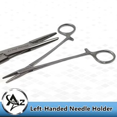 Left Handed Needle Holder Mayo Hegar 6″ Driver Suture Dental Surgical Veterinary
