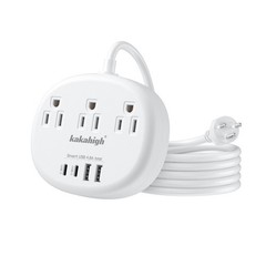 Thailand Power Adapter, Plug Adapter with US to TH White-TH