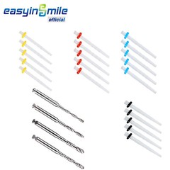 AAA Dental Endo Fiber Screw Post High-intensity Glass Quarts Post 4 Drills