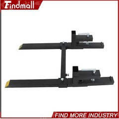 Findmall 43″ Clamp on Pallet Forks 2000lbs Heavy Duty Quick Attach Bucket Fork