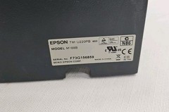 Nice Epson/Micros TM-U220B Receipt Printer with Power Supply Ethernet M188B