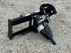 PROWORKS 15-30 GPM Auger Drive with 9” Wide Bit Skid Steer 2” Hex Planetary USA