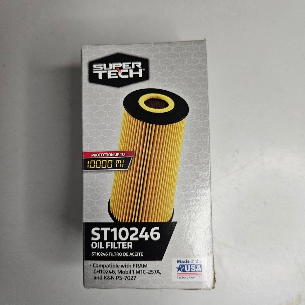Super Tech ST10246 Oil Filter 10000 Mile Fits FRAM CH10246 Mobil 1 M1C