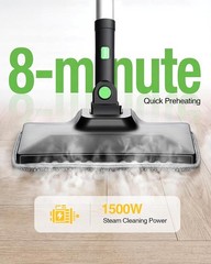 22-in-1 1500W High Pressure Steam Cleaner Kit Portable Steamer for Home Car Tile