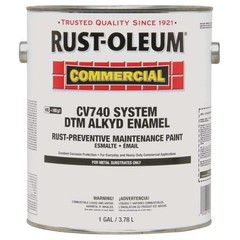 Rust-Oleum 255615 Interior/Exterior Paint, Glossy, Oil Base, Safety Red, 1 Gal