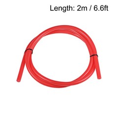 Silicone Tubing 5/32″(4mm) x 9/32″(7mm) 6.6ft Rubber Tube Air Hose Water Pipe