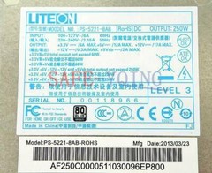 1PCS For Yuanxing LITEON PS-5221-8AB 250W Power Supply
