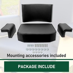 Seat w/Arm Rest+Backrest For JOHN DEERE CRAWLER DOZER 420 430 440 1010 2010