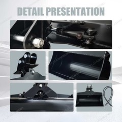 800mm Lengthen Tilting Bucket Attachment for Mini Excavators 0.8Ton-2Ton