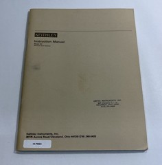 Keithley 147 Nanovolt Null Detector Instruction Manual User Guide Book Manual