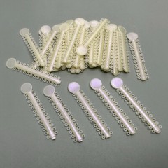 1Pack Dental Orthodontic Elastic Ligature Ties Rubber Bands Single/Double Colors