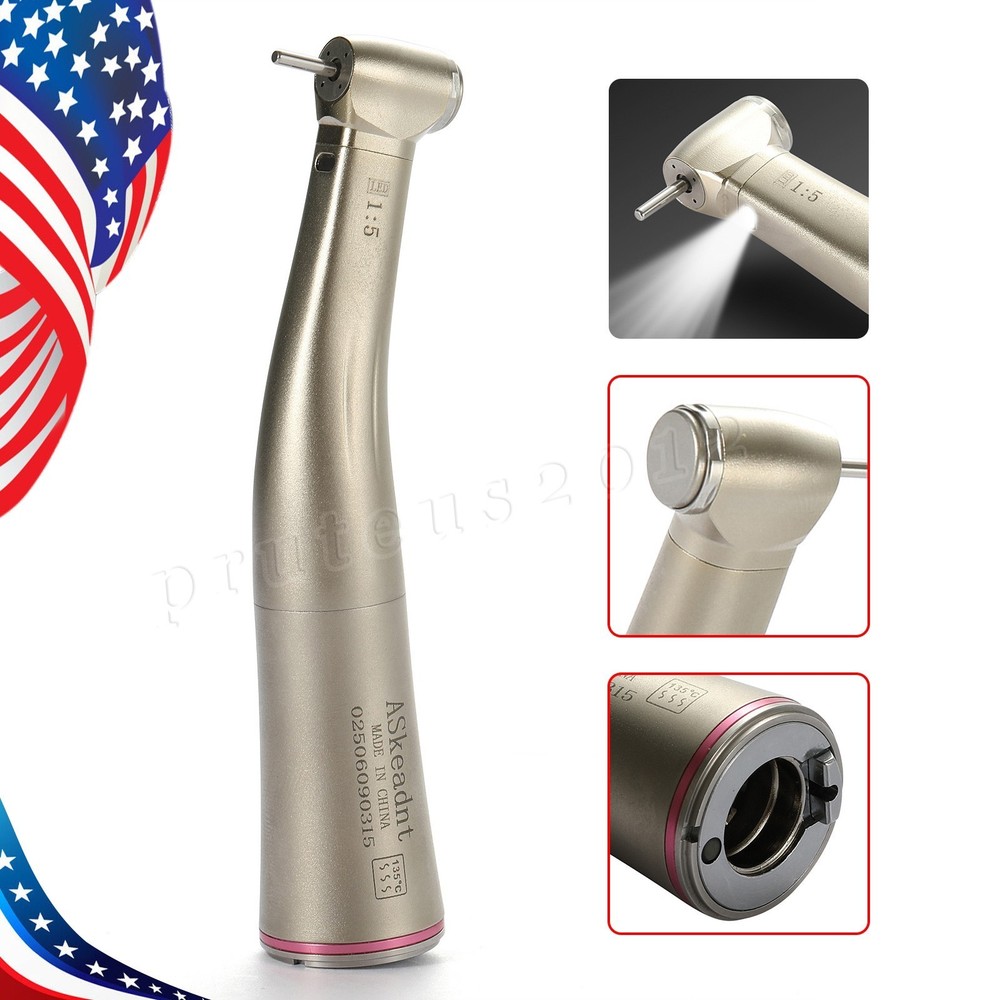 NSK Ti-MAX X95L Type Dental 1:5 (Fiber Optic) Contra Angle Handpiece LED Turbine