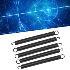 5pcs Wire Dia 0.6mm OD 4mm Long 50mm Tension & Extension Spring For Edge Finder