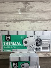 2 1/4inX85FT Thermal Paper Register Rolls 2pks