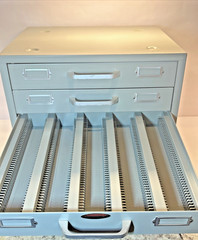 NEUMADE 5-Drawer STACKABLE Photography Metal File Cabinet 15.5” W x 13”H x 13”D