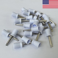 100pcs Dental Polishing Polish Cups Prophy Cup Latch Type Brush Rubber SJ