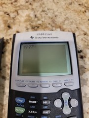 Texas Instruments TI-84 Plus Graphic Calculator Black W/Cover. Working Condition