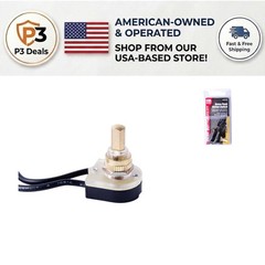 Moisture Resistant Double Insulated Electrical Switch, 6A/125V for Versatile Use