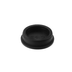 High Temp Silicone Plug Mount Dia 2in 51.3mm Rubber Stopper T Shape Black 8PK