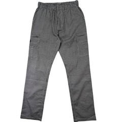 NEW Chef Code Trousers M Black White Houndstooth Chefcore Utilitarian Culinary