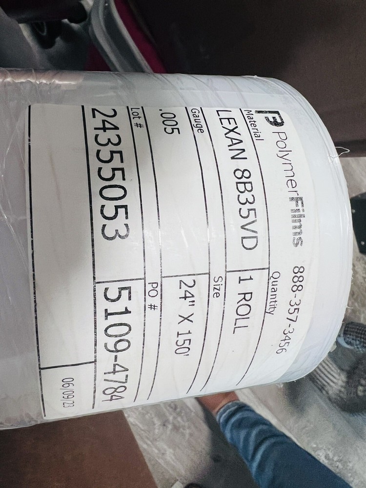 Polycarbonate Lexan 8B35VD 24” X 150 ‘