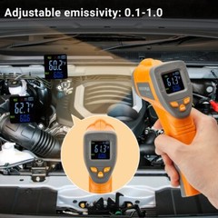 LCD Infrared Thermometer Temperature Gun Laser IR Cooking Oven Pizza -50°C-550°C