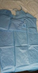 Isolation Blue gown Size ( L ) 10 PCS Per Bag