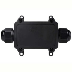 3x Outdoor IP68 Waterproof Junction Box 2-Way 6-11mm Wire Range Cable Connector