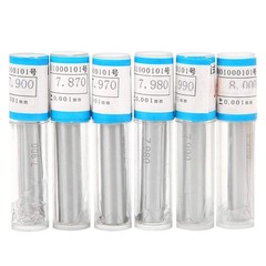 50pcs Metric Bearing Steel Pin Gage Set Precision Kit 0.001mm 7.51-8.000mm 50mm