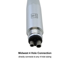 Dental Prophy Hygiene Handpiece Air Motor 3 Nose Cone 4 Holes 360 Degree Swivel