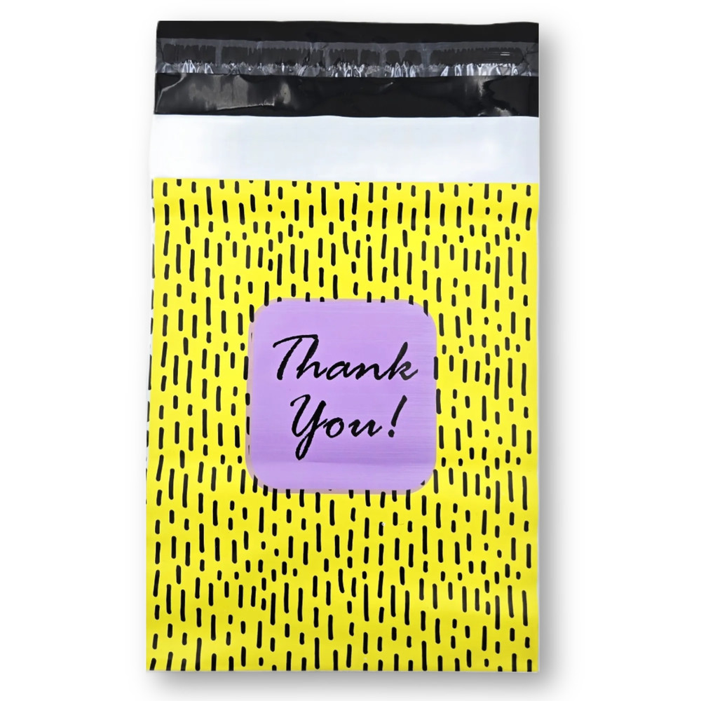 High Quality Thick 2.4Mil Poly Mailers Shipping Mailing Bags Patterns Thank you!
