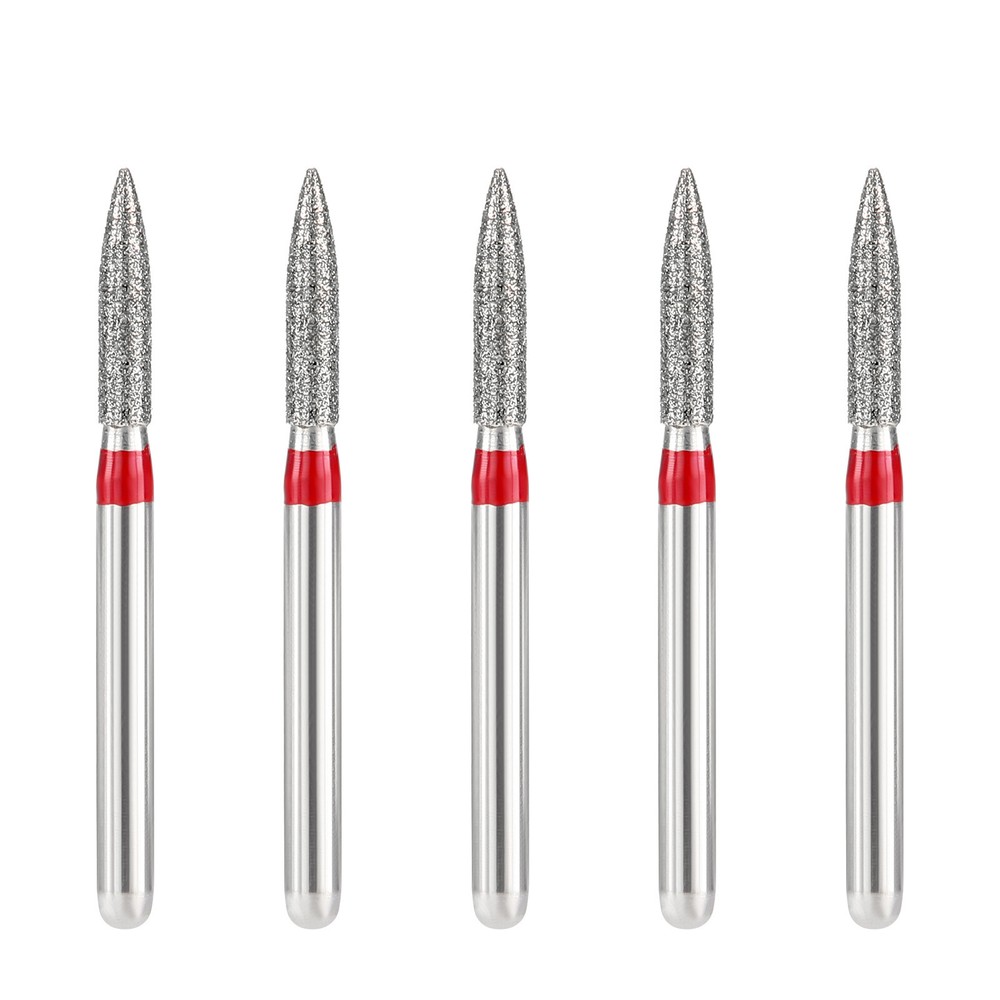 JMU Dental Diamond Burs Flame Shape Fine Grit/Extra Fine fit High Speed Handpiec