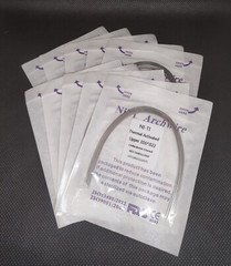 Dental Orthodontic Thermal Activated NITI Arch Wires Rectangular Ovoid Form