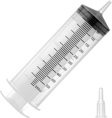 60ML Syringe with Cap, Syringes without Needle, Measurement Applicator (3 Pack)