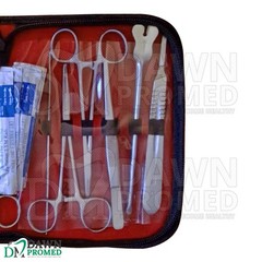 24 Pcs Military Surgical Instruments Kit Emergency First Aid Set With FREE Case