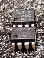 NJM4565DD Dual Low Noise Op-Amp-Ic 10 MHz JRC Qty-2 )))))))