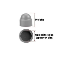 Plastic Cover Dome Cap For Hexagon Bolt Nuts M3M4M5M6M8M10M12M14M16M18M20M22M24