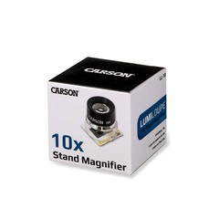 10X Magnifier Stand Loupe 1 Inch Lens Transparent Base Close Up Viewing Crafts
