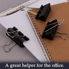 Extra Large Binder Clips 3/10/36 Pack 2 Inch Big Paper Clamps for Office Supplie