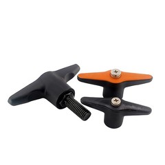 M5 M6 M8-M12 Plastic Tee Wing Knob T-Shape Clamping Thumb Screw Hand Grip Bolt