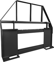 46″ Pallet Fork Frame W/48″ Blades Quick Attach Pallet Fork for Tractors 4000LBS