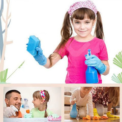 Kids Disposable Nitrile Gloves Children Powder Latex Free Household Cleaning Glo