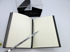 Sketch Write Sketchbook and Journal Leather Cover 4X6″ Graphic Image BLACK