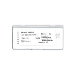 Dental Orthodontic Ceramic Brackets Ortodoncia Braces Cerámica Roth MBT 0.022