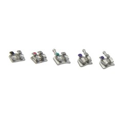 Dental Orthodontic Brackets Braces Metal Mini MIM Roth MBT 022 018 345 Hooks